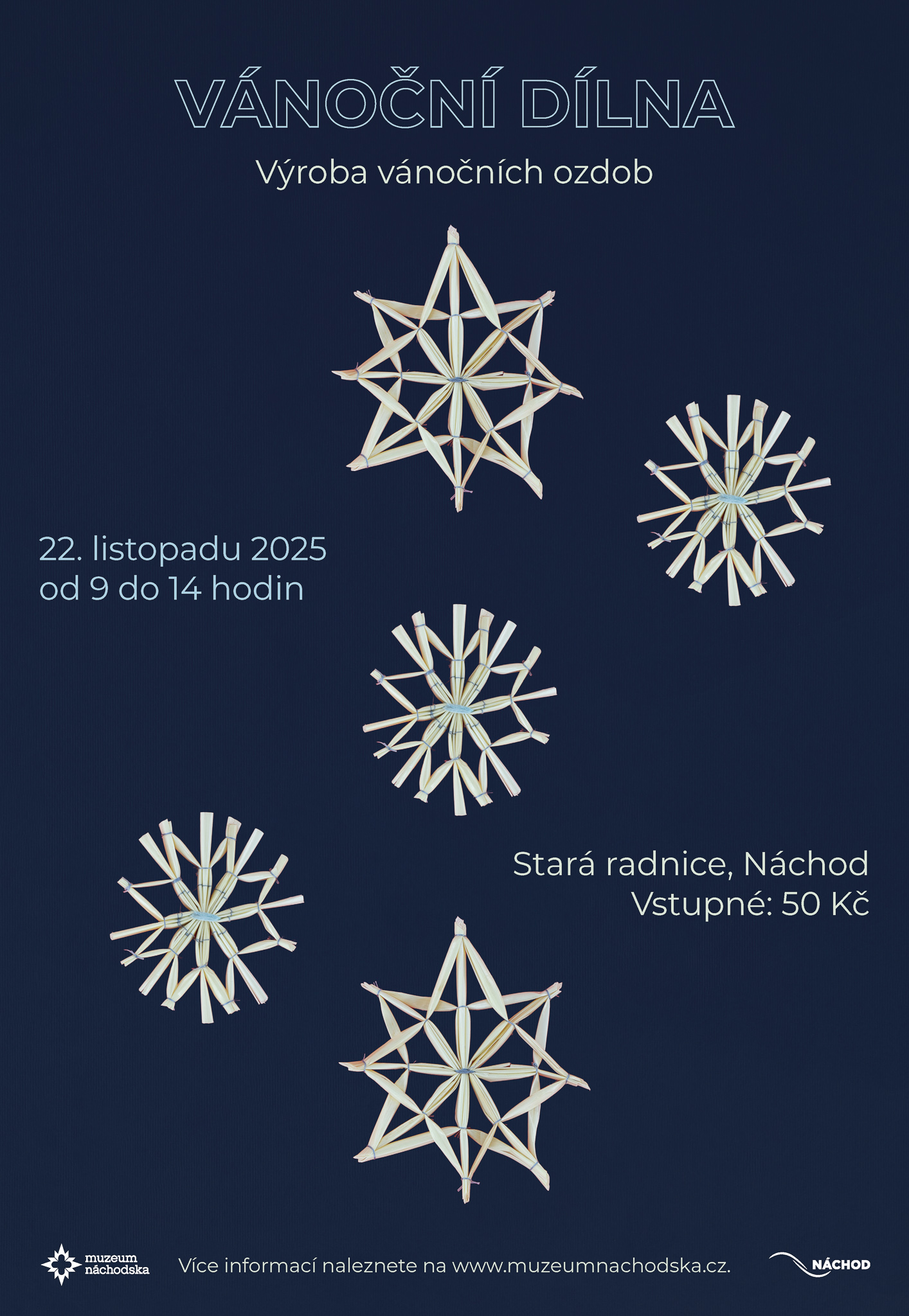 PlakátVánoční dílna - Výroba vánočních ozdob