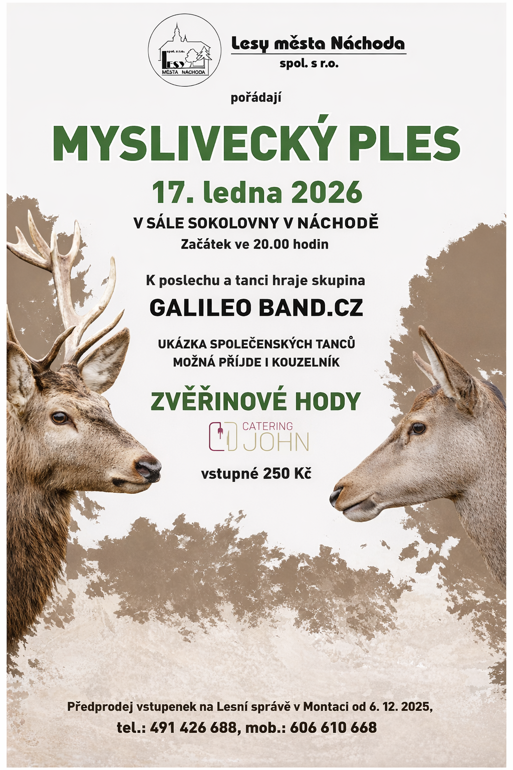 PlakátMyslivecký ples