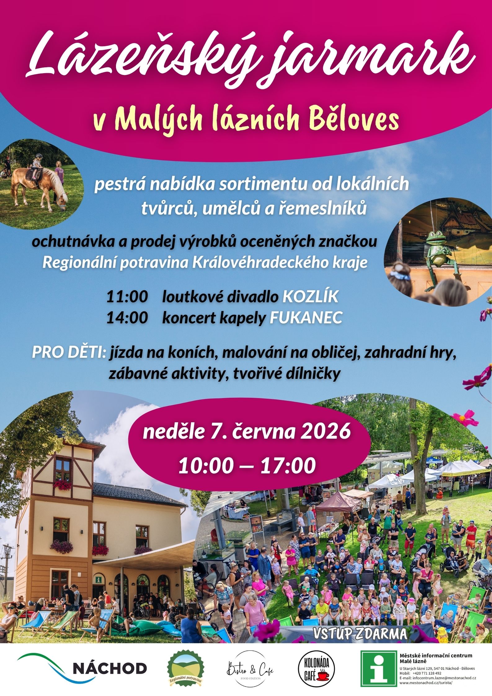 PlakátLázeňský jarmark v Malých lázních